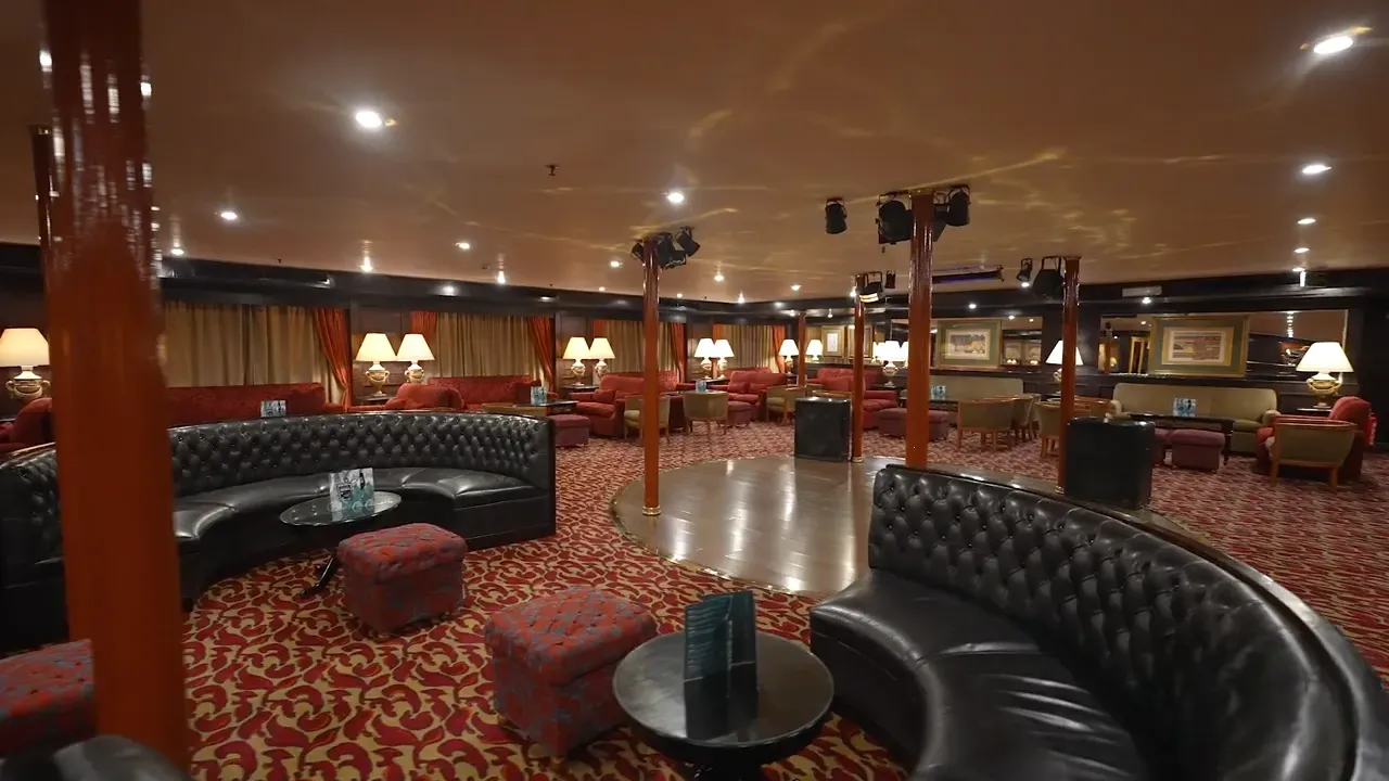 Lounge aboard the JAZ Crown Prince Nile Cruise Nile cruise